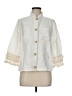 Chico's Ivory 3/4 Sleeve Button-Down Shirt Size Med (1) - photo 1