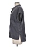 Thread & Supply Solid Gray Short Sleeve Blouse Size M - photo 5