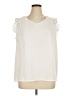 Ninety 100% Polyester Ivory Sleeveless Blouse Size XL - photo 1