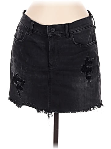 Express Denim Skirt (view 1)