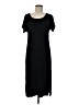 Athleta Solid Black Casual Dress Size M - photo 1