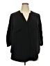 Torrid Black 3/4 Sleeve Blouse Size 2X Plus (2) - photo 1