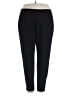 Catherines Solid Black Casual Pants Size 2X - photo 1