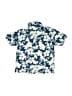 Michael Austin 100% Cotton Tropical Blue Short Sleeve Button-Down Shirt Size 5 - 6 - photo 2