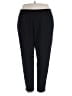 Catherines Solid Black Casual Pants Size 2X - photo 1