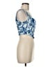 Shein Blue Sleeveless Blouse Size M - photo 4