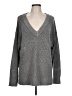 Aerie Metallic Gray Pullover Sweater Size L - photo 1