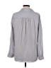 Ann Taylor 100% Polyester Gray Long Sleeve Blouse Size M - photo 2