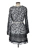 Sam Edelman 100% Cotton Paisley Gray Casual Dress Size L - photo 2