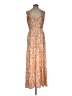 Unbranded 100% Polyester Paisley Orange Casual Dress Size L - photo 1