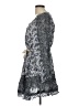 Sam Edelman 100% Cotton Paisley Gray Casual Dress Size L - photo 5