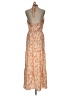 Unbranded 100% Polyester Paisley Orange Casual Dress Size L - photo 2