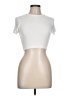 Zara Ivory Short Sleeve Turtleneck Size L - photo 1
