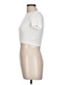 Zara Ivory Short Sleeve Turtleneck Size L - photo 5