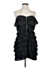 Bebe 100% Polyester Black Cocktail Dress Size S - photo 1