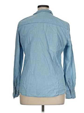 J.Crew Factory Store Long Sleeve Button-Down Shirt (view 2)