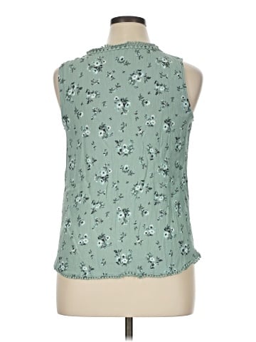 Skies Are Blue Sleeveless Blouse (view 2)