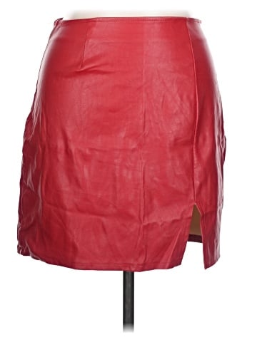 Windsor Faux Leather Skirt (view 1)