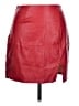 Windsor Red Faux Leather Skirt Size L - photo 1