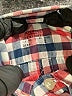 Crewcuts 100% Cotton Checkered-gingham Red Long Sleeve Button-Down Shirt Size 2 - photo 3