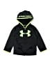 Under Armour 100% Polyester Black Zip Up Hoodie Size 3T - photo 1