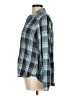 L.L.Bean Plaid Blue Long Sleeve Button-Down Shirt Size M - photo 5