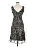 Papell 100% Polyester Polka Dots Black Cocktail Dress Size 6 - photo 2