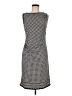 Max Studio Houndstooth Gray Casual Dress Size M - photo 1