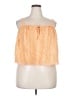Old Navy 100% Cotton Orange Sleeveless Blouse Size 2X - photo 1