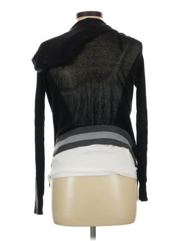 Blanc Noir Silk Cardigan (view 2)