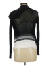 Blanc Noir Black Silk Cardigan Size L - photo 2