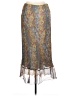 Sundance 100% Silk Paisley Silver Silk Skirt Size 12 (petite) - photo 2