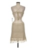 LUCCA Tan Cocktail Dress Size M - photo 2