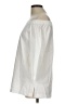Theory 100% Cotton Ivory 3/4 Sleeve Blouse Size L - photo 5