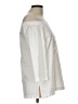 Theory 100% Cotton Ivory 3/4 Sleeve Blouse Size L - photo 4