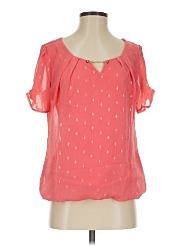 Sara Michelle Short Sleeve Blouse (view 1)