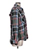 Billy T 100% Lyocell Plaid Gray Long Sleeve Button-Down Shirt Size L - photo 4