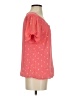 Sara Michelle 100% Polyester Pink Short Sleeve Blouse Size S - photo 4