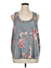 Flora Nikrooz Gray Tank Top Size 1X - photo 1