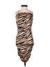 Forever 21 Animal Print Tan Cocktail Dress Size S - photo 1