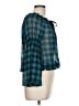 Candie's 100% Polyester Teal 3/4 Sleeve Blouse Size L - photo 4