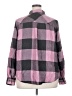 Maurices Checkered-gingham Pink Long Sleeve Button-Down Shirt Size 20 (2) - photo 2