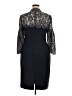 Eliza J 100% Polyester Blue Black Cocktail Dress Size 14 - photo 2