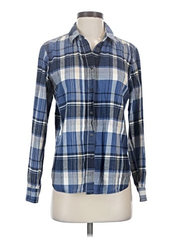 Uniqlo Long Sleeve Button-Down Shirt (view 1)