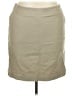 Merona 100% Polyester Solid Tan Casual Skirt Size 18 - photo 1