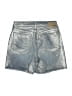 Ariat Metallic Silver Denim Shorts Size 28R - photo 2