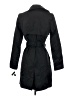 Sam Edelman Black Trenchcoat Size XS - photo 2