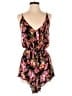 Mossimo Supply Co. 100% Rayon Tropical Black Romper Size M - photo 1