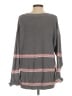 FP BEACH Stripes Gray Pullover Sweater Size S - photo 2