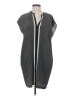 Vince. 100% Silk Gray Kimono Size XS - photo 1